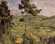 Paul Cezanne Mont Sainte Victoire seen from Bellevue oil